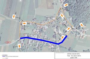 Zapora in obvozi_LC Polje-Utik_v Utiku_11 10 2019